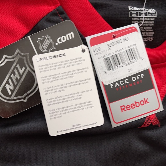 Reebok Chicago Blackhawks SpeedWick Long Sleeve - Picture 7 of 8